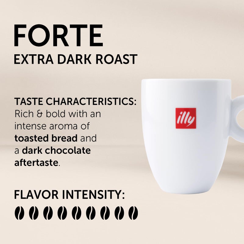 Illy Coffee, Ground Drip Forte, Extra Dark Roast, 100% Arabica Bean Bold Signature Italian Blend, No Preservatives, 8.8 Ounce (Pack Of 1) - Image 2